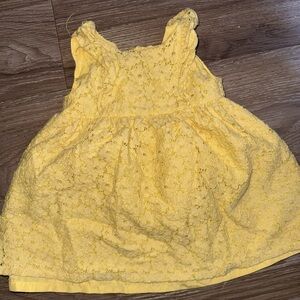 Carter's Yellow Lace Kids Formal Dress
